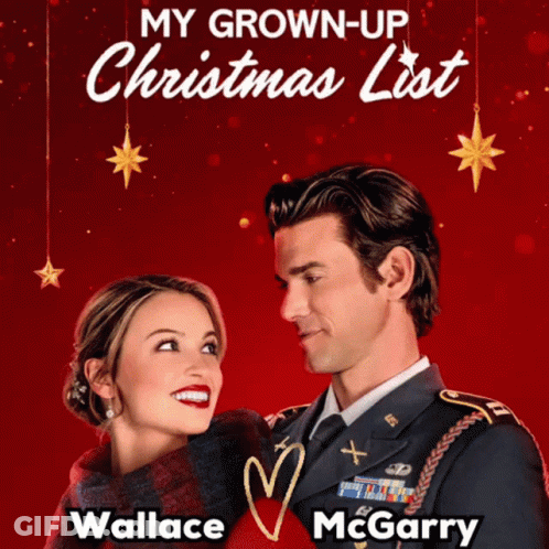 My Grown-Up Christmas List Poster Wallace And McGarry GIF