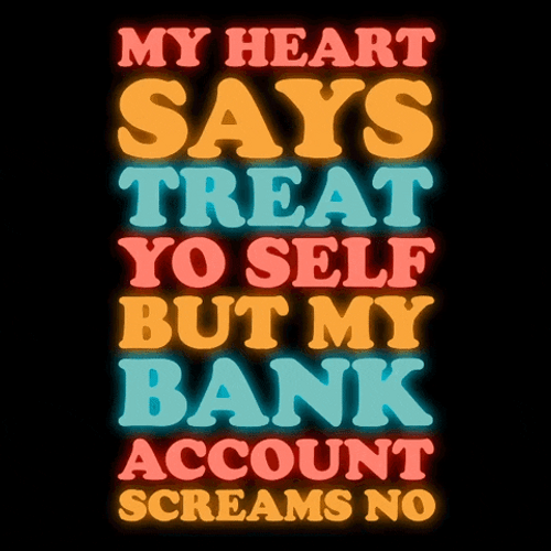 My Heart Says Treat Yo Self GIF