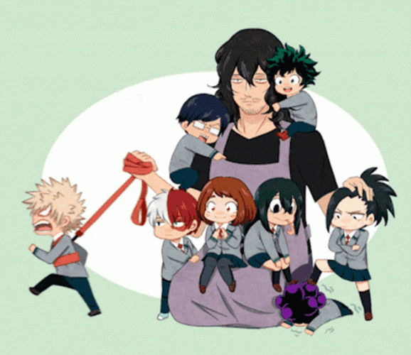 My Hero Academia Chibi Class 1A GIF