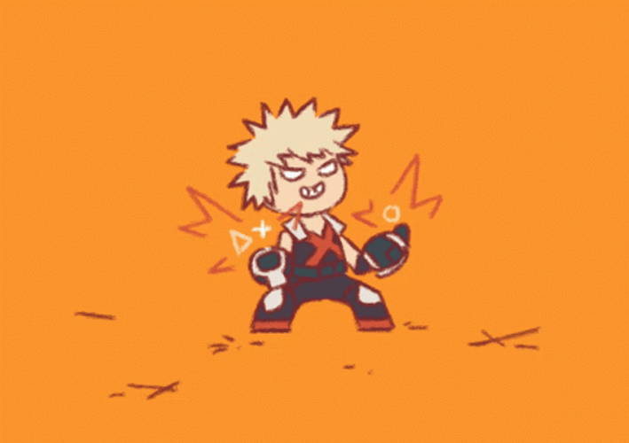 My Hero Academia Chibi Katsuki GIF