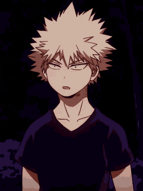 My Hero Academia Confused Katsuki GIF