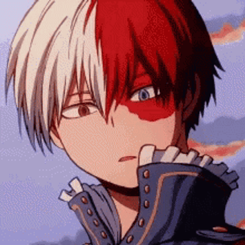 My Hero Academia Cute Anime Boy  Shoto Todoroki GIF