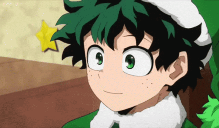 My Hero Academia Merry Christmas Anime GIF