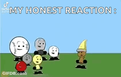 My Honest Reaction Cartoon Characters GIF