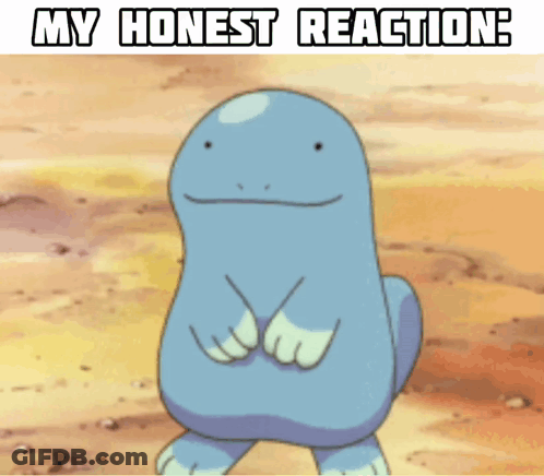 My Honest Reaction Cartoon GIF