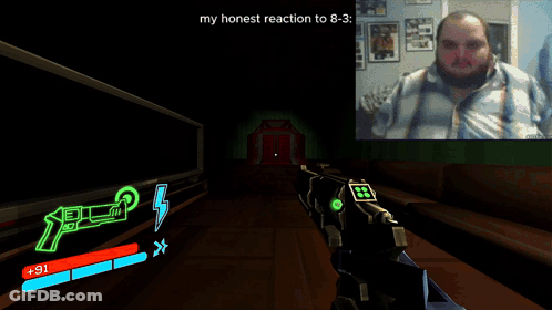 My Honest Reaction To 8-3 Video Game GIF