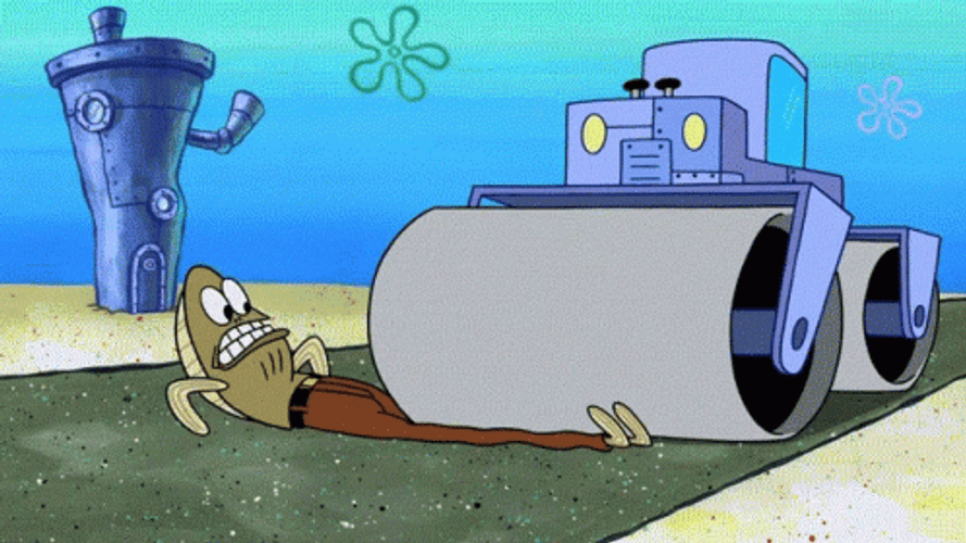 My Leg Fred The Fish Ran Over GIF