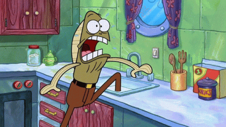 My Leg Fred The Fish Sink Accident GIF