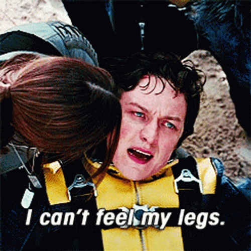My Leg Professor Charles Xavier GIF