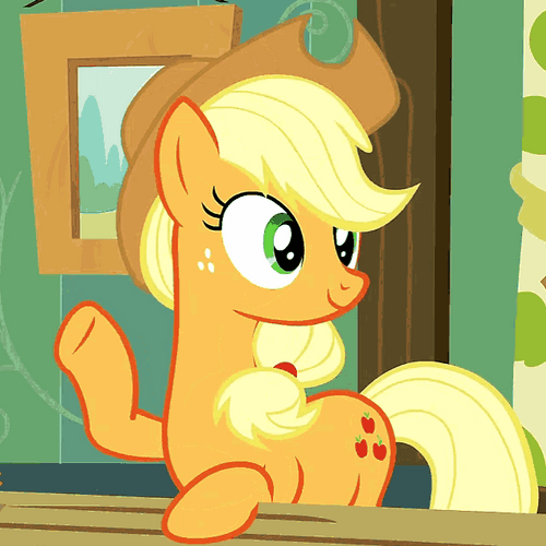 My Little Pony Applejack Smiling Happy GIF