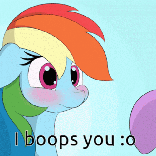 My Little Pony Nose Boop GIF