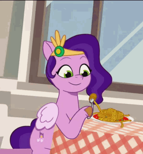 My Little Pony Pip Petals Funny Spaghetti Face GIF