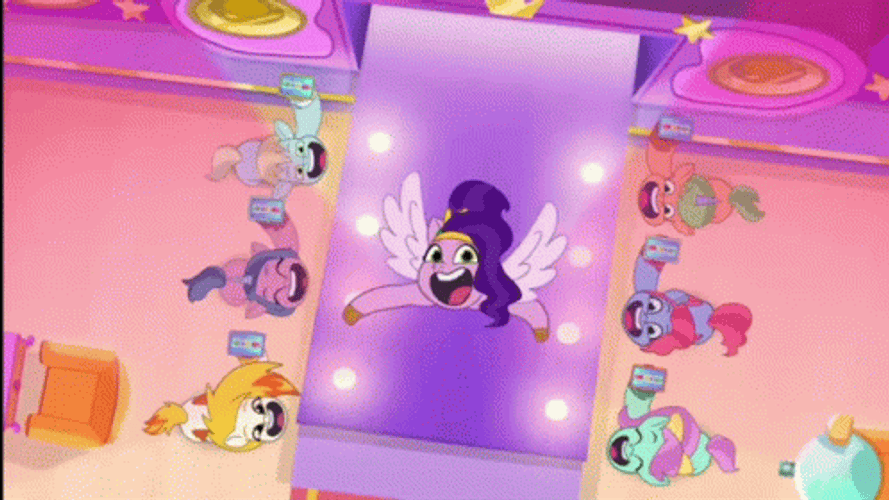 My Little Pony Pipp Petals Flying Dance Zoom GIF