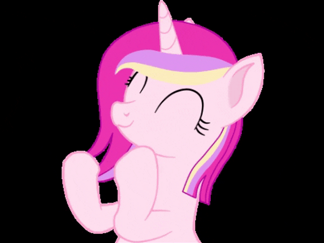 My Little Pony Princess Cadance Applauding GIF