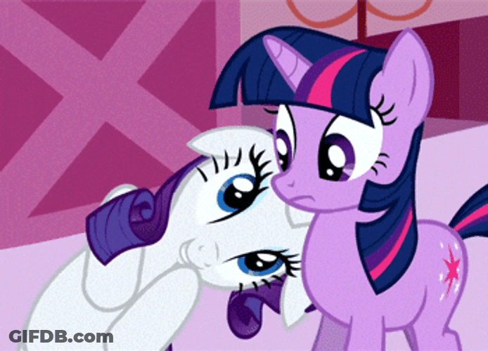 My Little Pony Rarity And Twilight Sparkle GIF