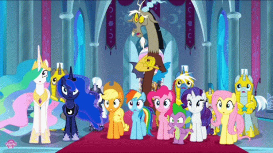 My Little Pony Shocked Surprised Reaction GIF