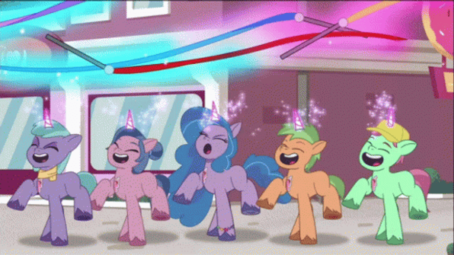 My Little Pony Tell You Tale Unicorns Dance GIF