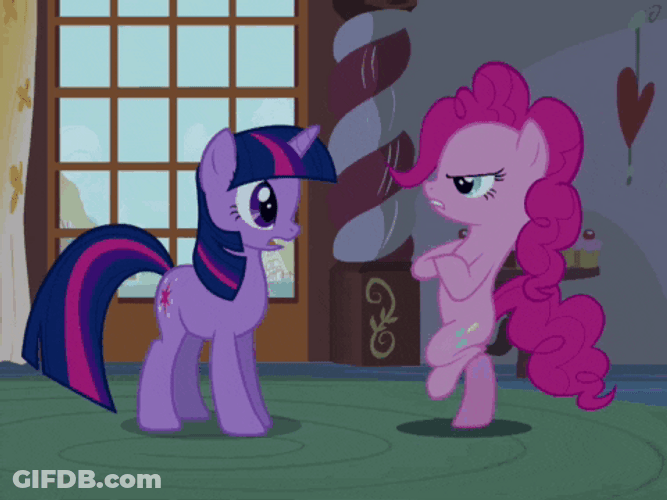 My Little Pony Twilight Sparkle And Pinkie Pie GIF