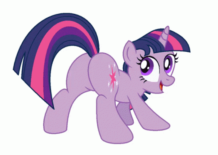 My Little Pony Twilight Sparkle Bum Dance GIF
