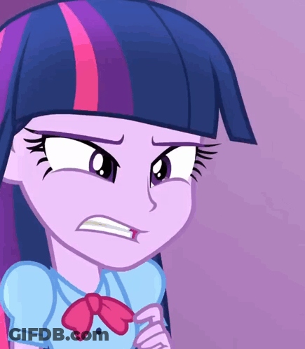 My Little Pony Twilight Sparkle Funny Face GIF