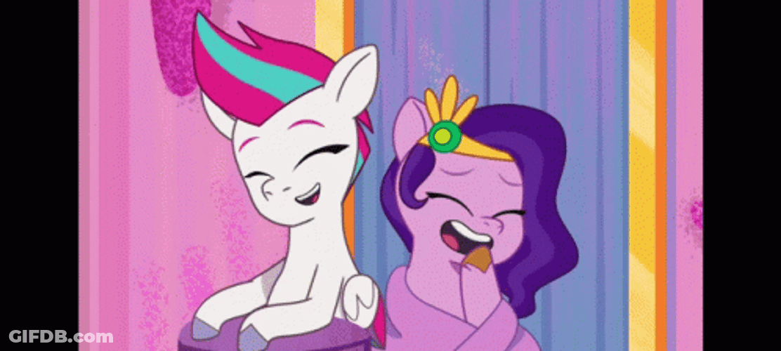 My Little Pony Zipp Storm Pipp Petals Laughing GIF