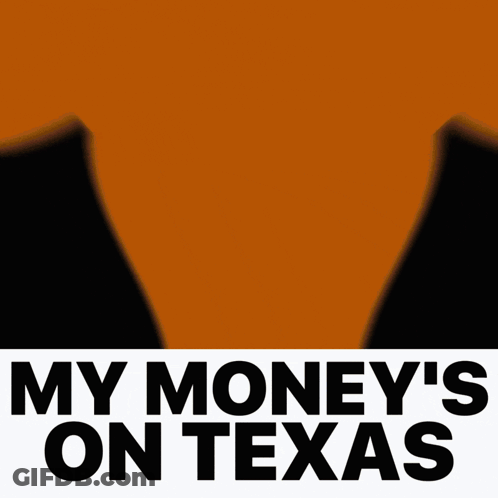 My Money's On Texas Poster GIF