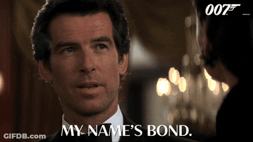 My Name Is James Bond GIF
