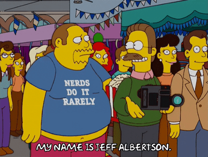 My Name Is Jeff Albertson The Simpsons GIF