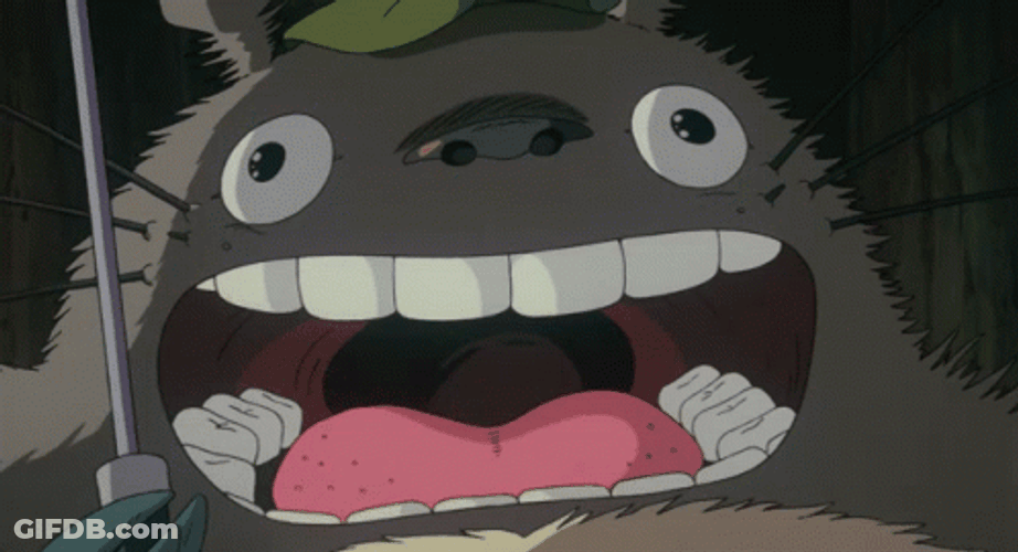 My Neighbor Totoro Yelling GIF