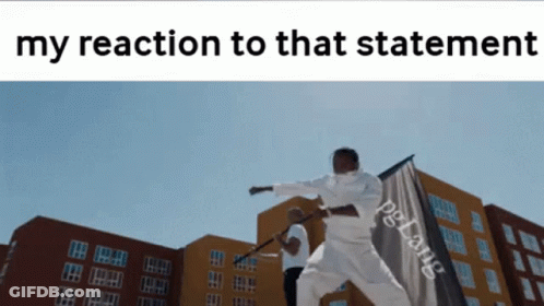 My Reaction To That Statement Meme GIF