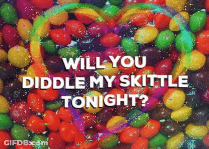 My Skittles Candy Heart GIF