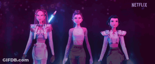My Voice Netflix Poster With Three Women GIF