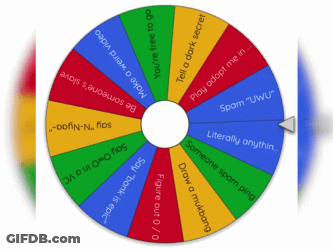 My Word Bank Challenge Spinning Wheel GIF