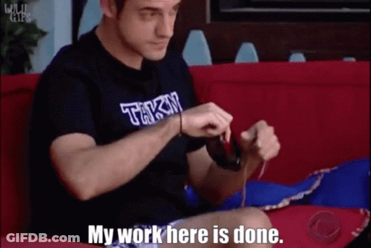 My Work Here Is Done Cool Shades GIF