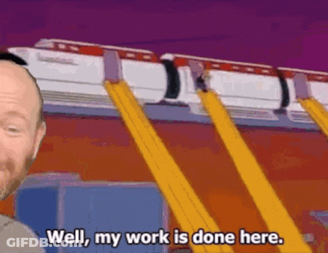 My Work Here Is Done Simpson Face Swap GIF