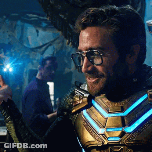 Mysterio Laughing GIF