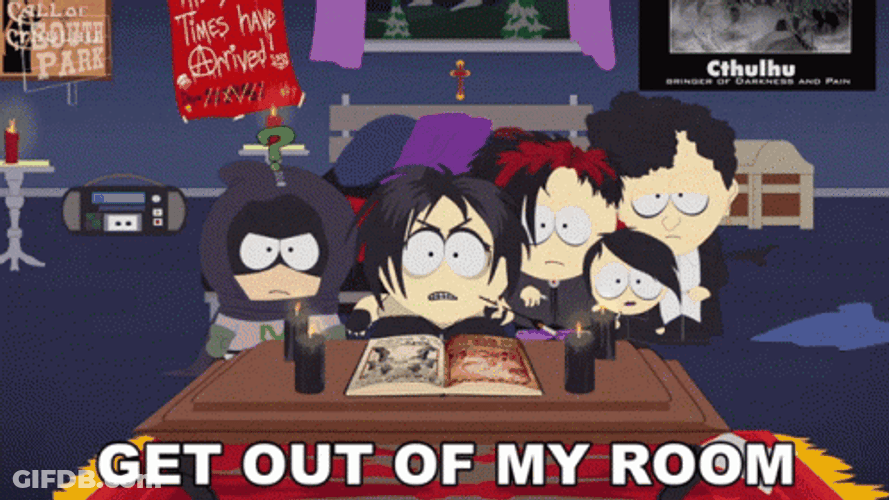 Mysterion Get Out Of My Room GIF
