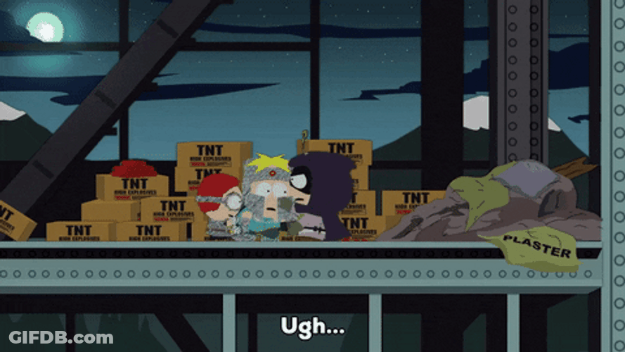 Mysterion Lost His Energy GIF