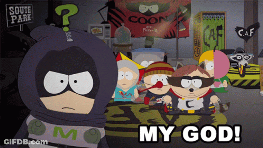 Mysterion Ready For Battle With Friends GIF