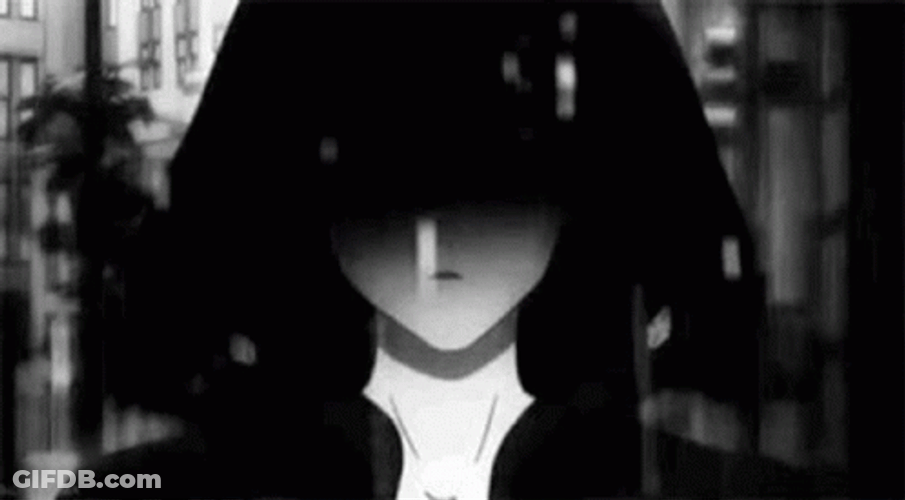 Mysterious Depressed Anime GIF