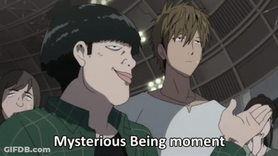 Mysterious Man Teasing GIF