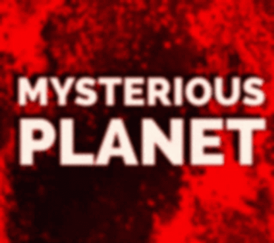 Mysterious Red Palnet GIF