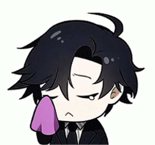Mystic Messenger Chibi Crying GIF