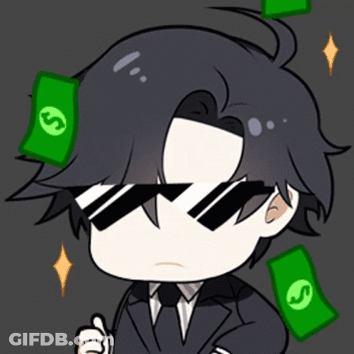 Mystic Messenger Money Rain GIF