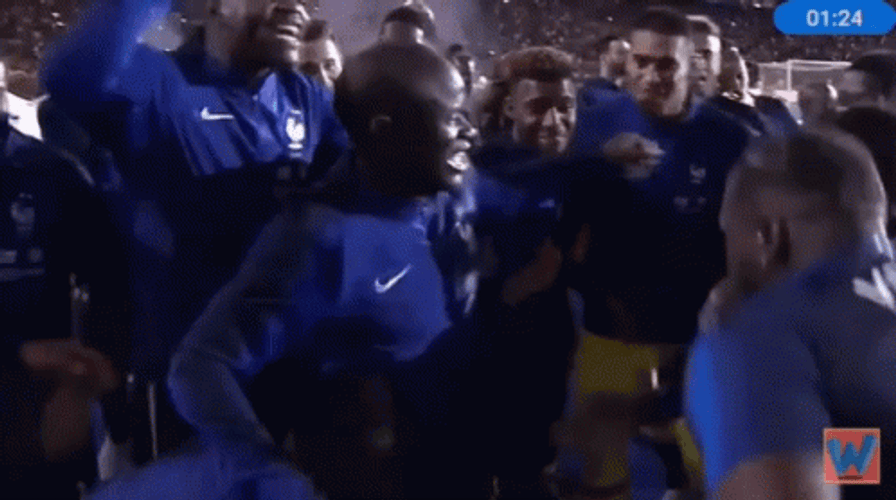 N'Golo Kante Win Cheers GIF