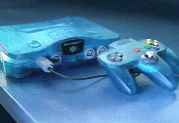N64 Color Changing Console GIF