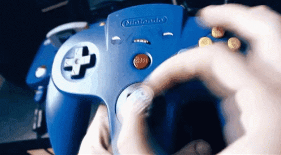 N64 Control Stick Rage GIF