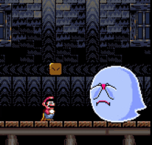 N64 Mario And Boo GIF