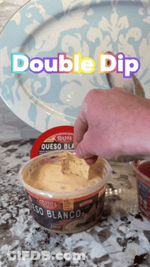 Nacho Double Dip In Salsa GIF