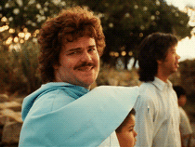 Nacho LIbre Awkward Smile GIF